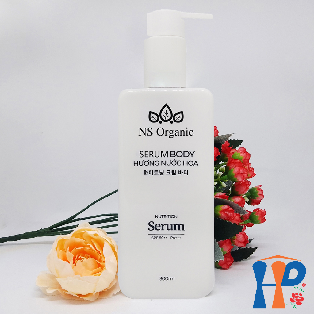 Kem dưỡng thể trắng da NS Organic Cream Body Collagen SPF50++ PA+++ 300ml