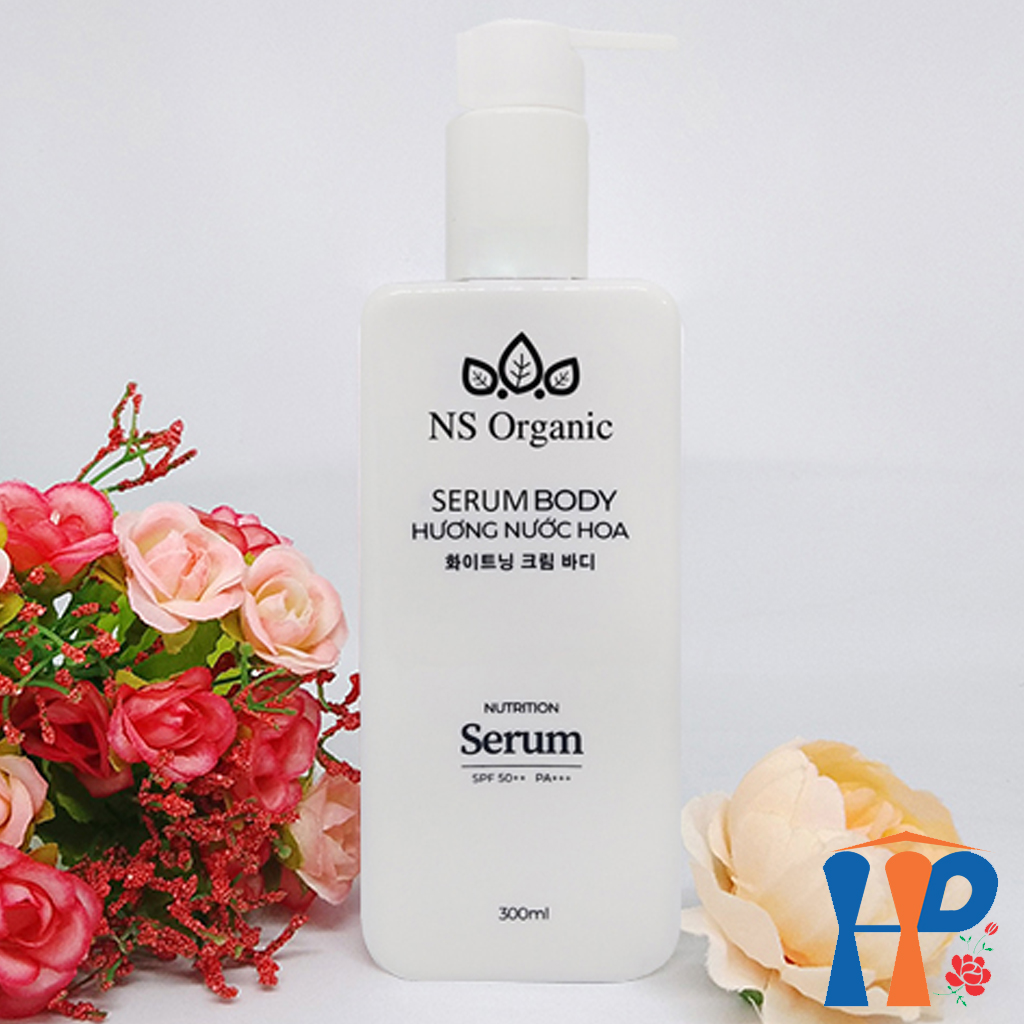 Kem dưỡng thể trắng da NS Organic Cream Body Collagen SPF50++ PA+++ 300ml