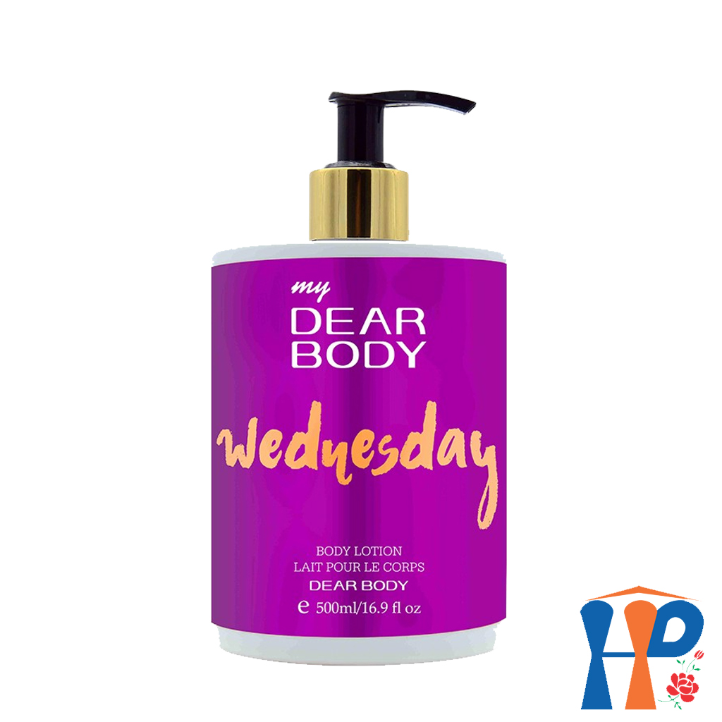 Sữa Dưỡng Thể Nước Hoa Nữ DEAR BODY Weeks Body Lotion 500ml (for woman)