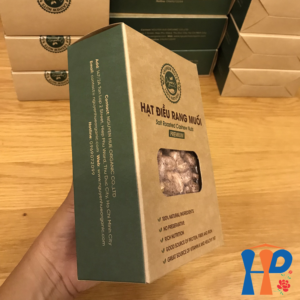 Hạt điều rang muối thượng hạng Organic Salt Roasted Cashew Nuts 500gr