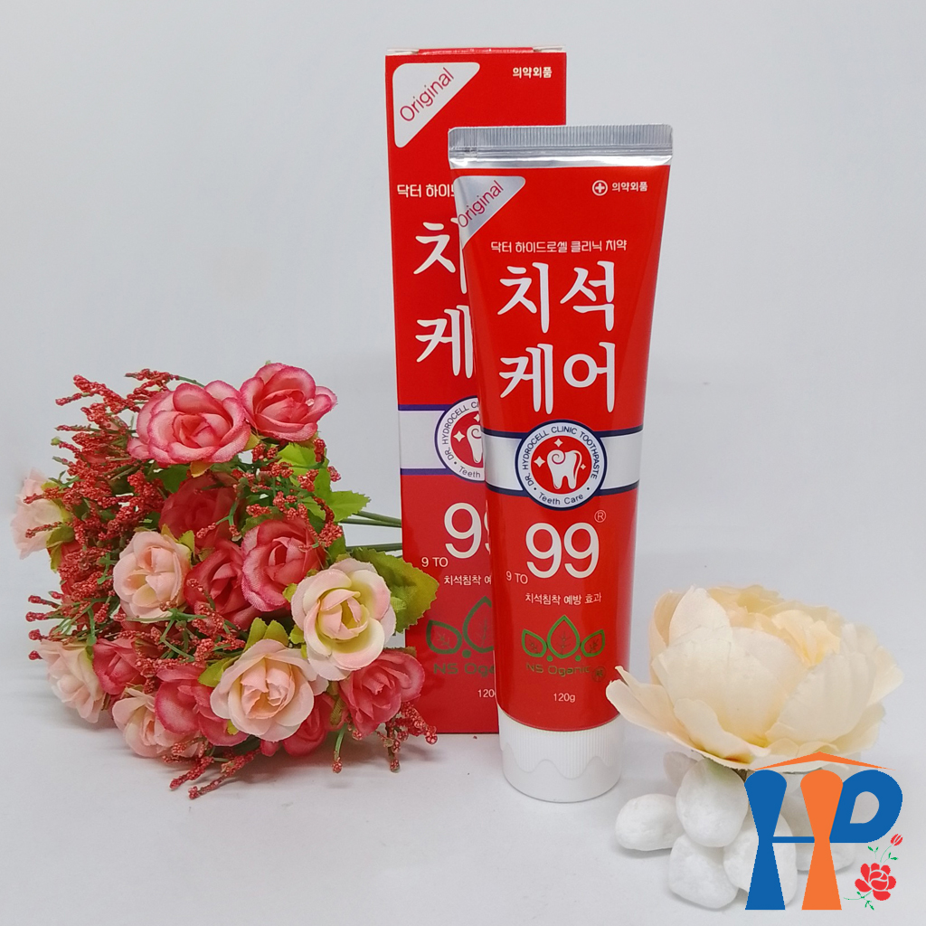 Kem đánh răng Dr.Hydrocell 99 NS Oganic Toothpaste 120gr (trắng răng, thơm miệng, giảm ê buốt)