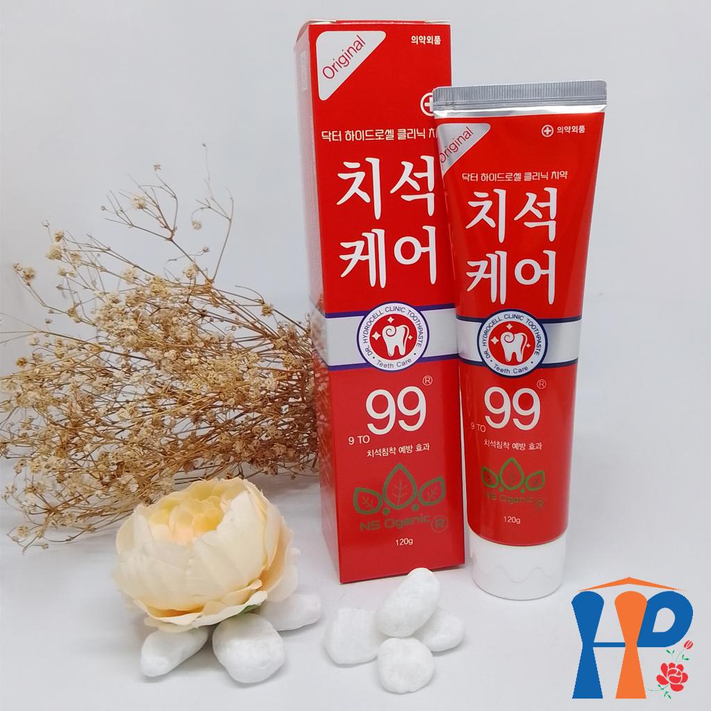 Kem đánh răng Dr.Hydrocell 99 NS Oganic Toothpaste 120gr (trắng răng, thơm miệng, giảm ê buốt)