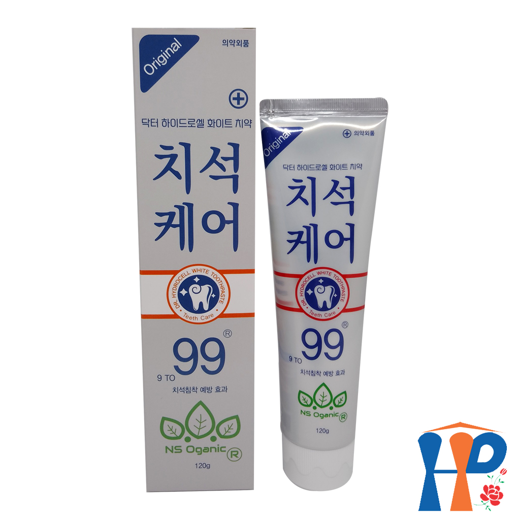 Kem đánh răng Dr.Hydrocell 99 NS Oganic Toothpaste 120gr (trắng răng, thơm miệng, giảm ê buốt)