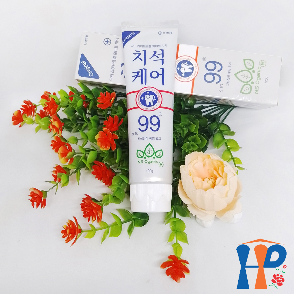 Kem đánh răng Dr.Hydrocell 99 NS Oganic Toothpaste 120gr (trắng răng, thơm miệng, giảm ê buốt)