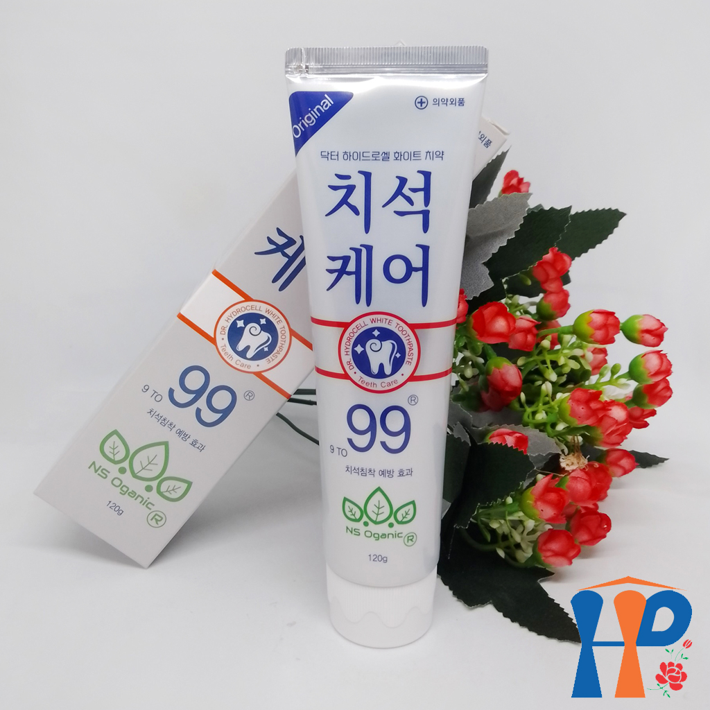 Kem đánh răng Dr.Hydrocell 99 NS Oganic Toothpaste 120gr (trắng răng, thơm miệng, giảm ê buốt)