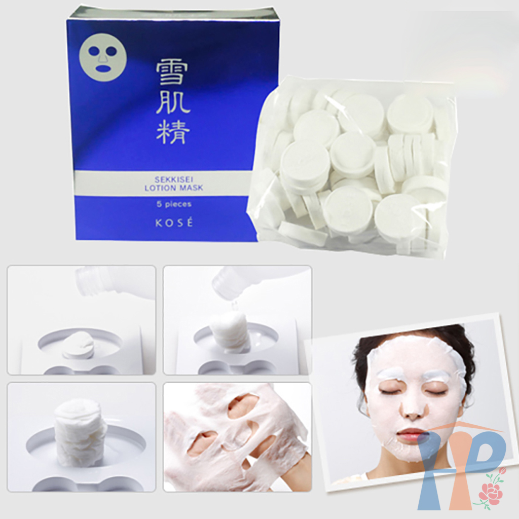 Mặt nạ giấy nén Kosé Sekkissei Mask 50 pcs