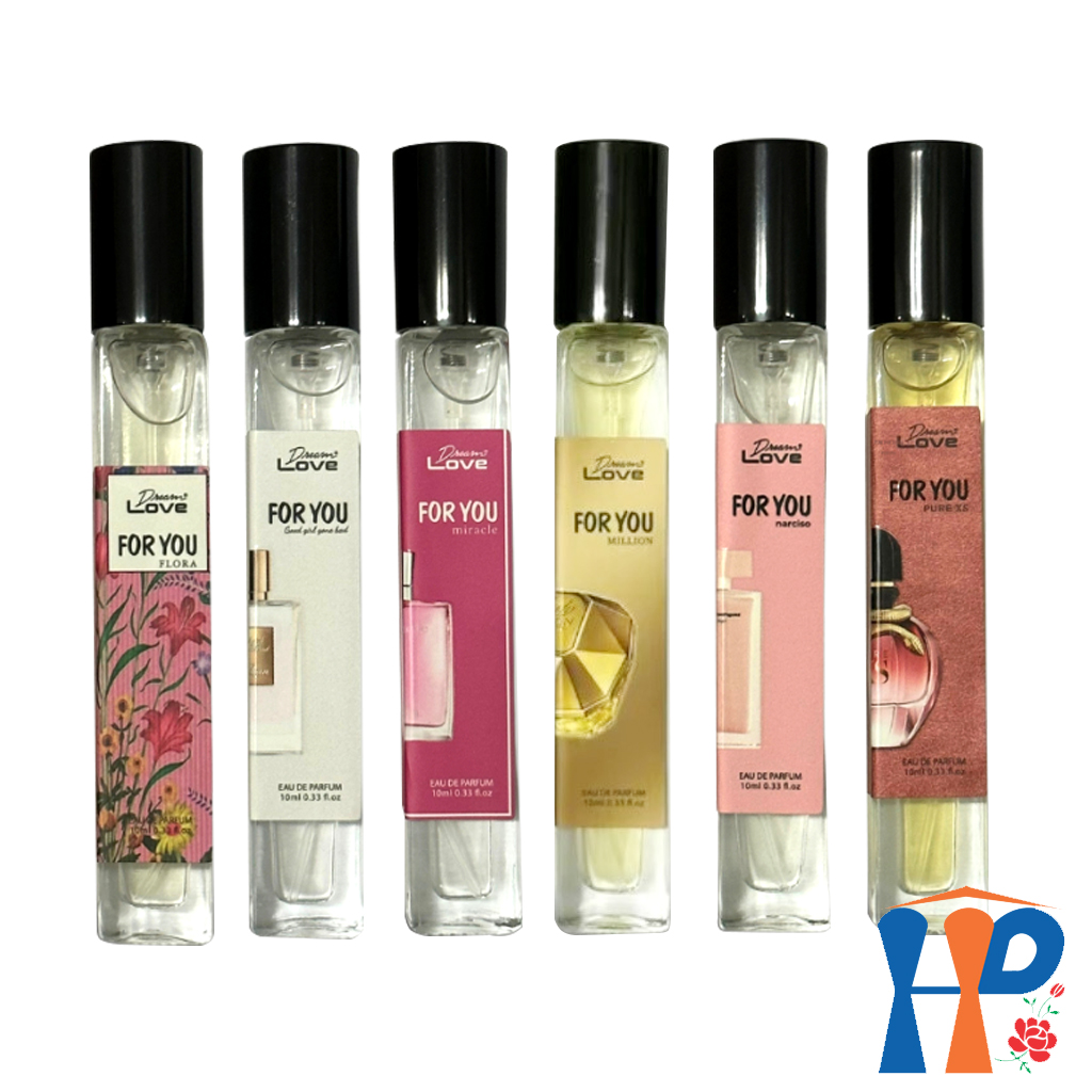 Nước hoa nữ Dream Love For You Eau De Parfum 10ml (lưu hương 7 - 12 giờ)