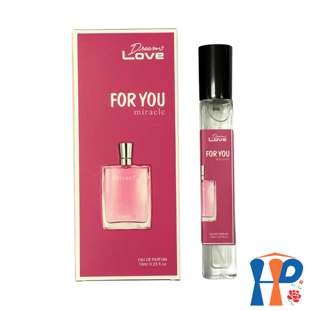 Nước hoa nữ Dream Love For You Eau De Parfum 10ml (lưu hương 7 - 12 giờ)