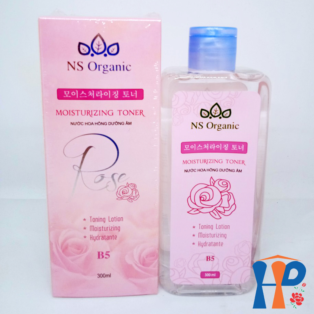 Nước hoa hồng dưỡng ẩm da NS Organic Moiturizing Toner 300ml