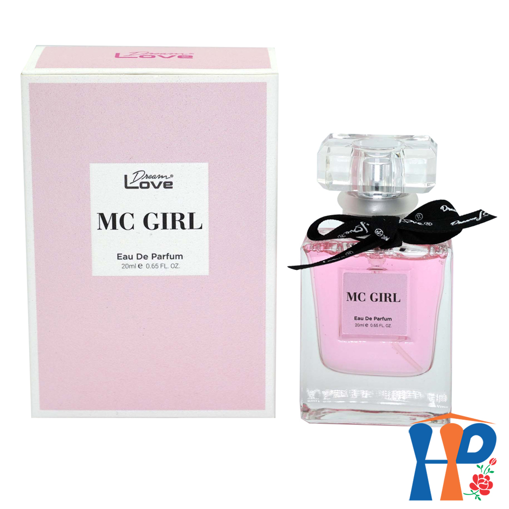 Nước hoa Nữ Dream Love MC Girl Eau De Parfum (hoa cỏ Phương Đông, lưu hương 7 - 12 giờ)