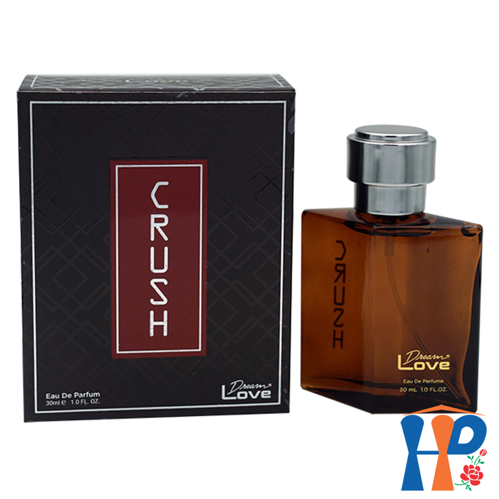 Nước hoa Nam Dream Love Crush Eau De Parfum (hương gỗ ấm áp, lưu hương 7 - 12 giờ)