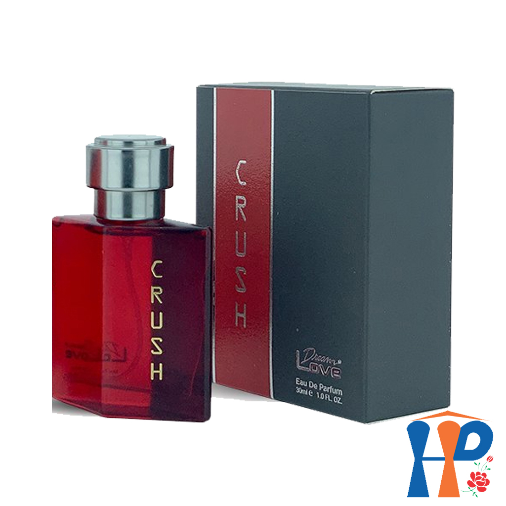 Nước hoa Nam Dream Love Crush Eau De Parfum (hương gỗ ấm áp, lưu hương 7 - 12 giờ)