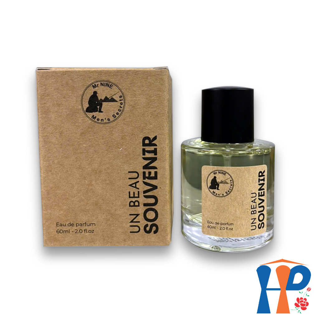 Nước hoa nam Mr Nine Un Beau Souvenir Eau De Parfum 60ml (hương Oriental Vanilla, lưu hương từ 6-10h)
