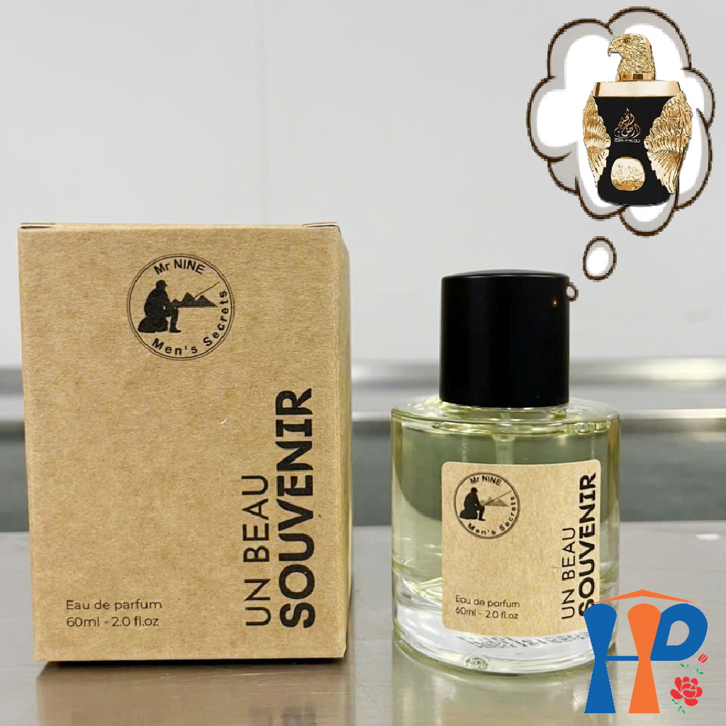 Nước hoa nam Mr Nine Un Beau Souvenir Eau De Parfum 60ml (hương Oriental Vanilla, lưu hương từ 6-10h)