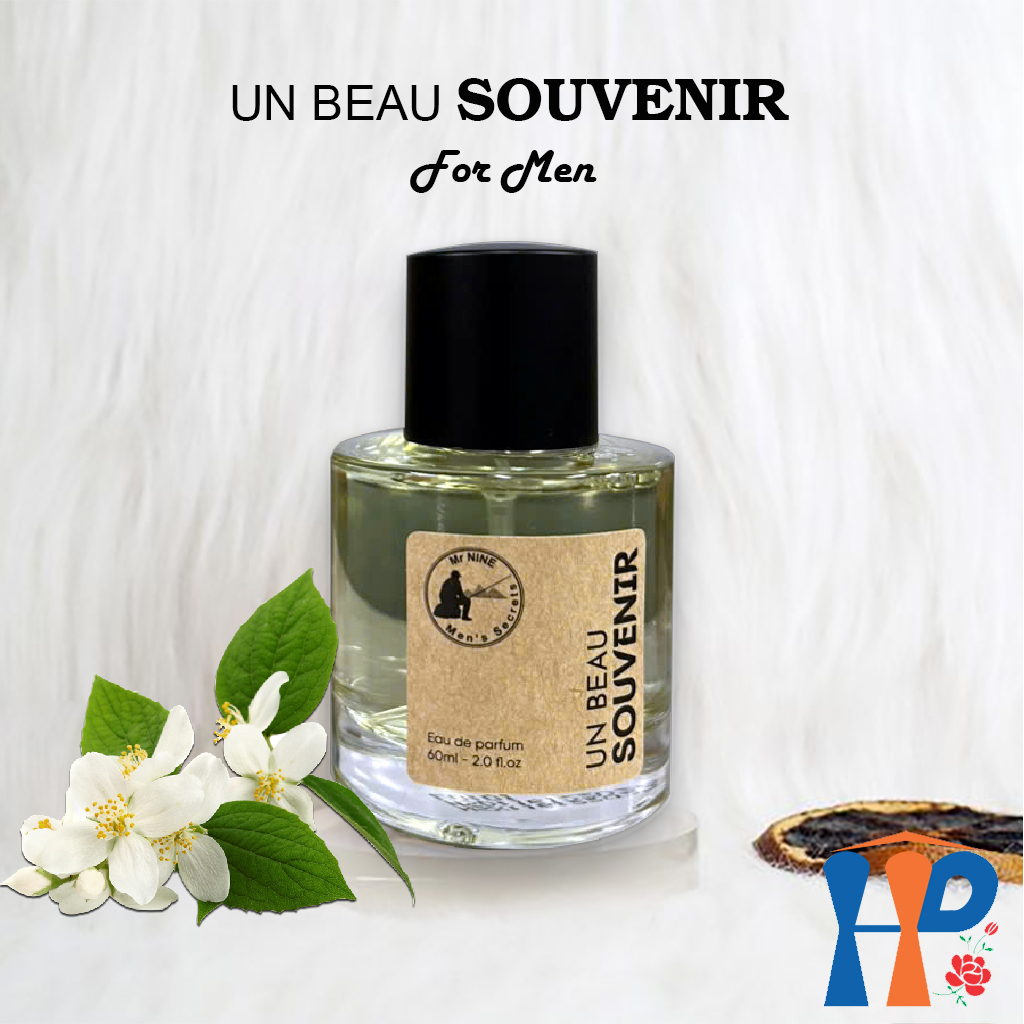 Nước hoa nam Mr Nine Un Beau Souvenir Eau De Parfum 60ml (hương Oriental Vanilla, lưu hương từ 6-10h)