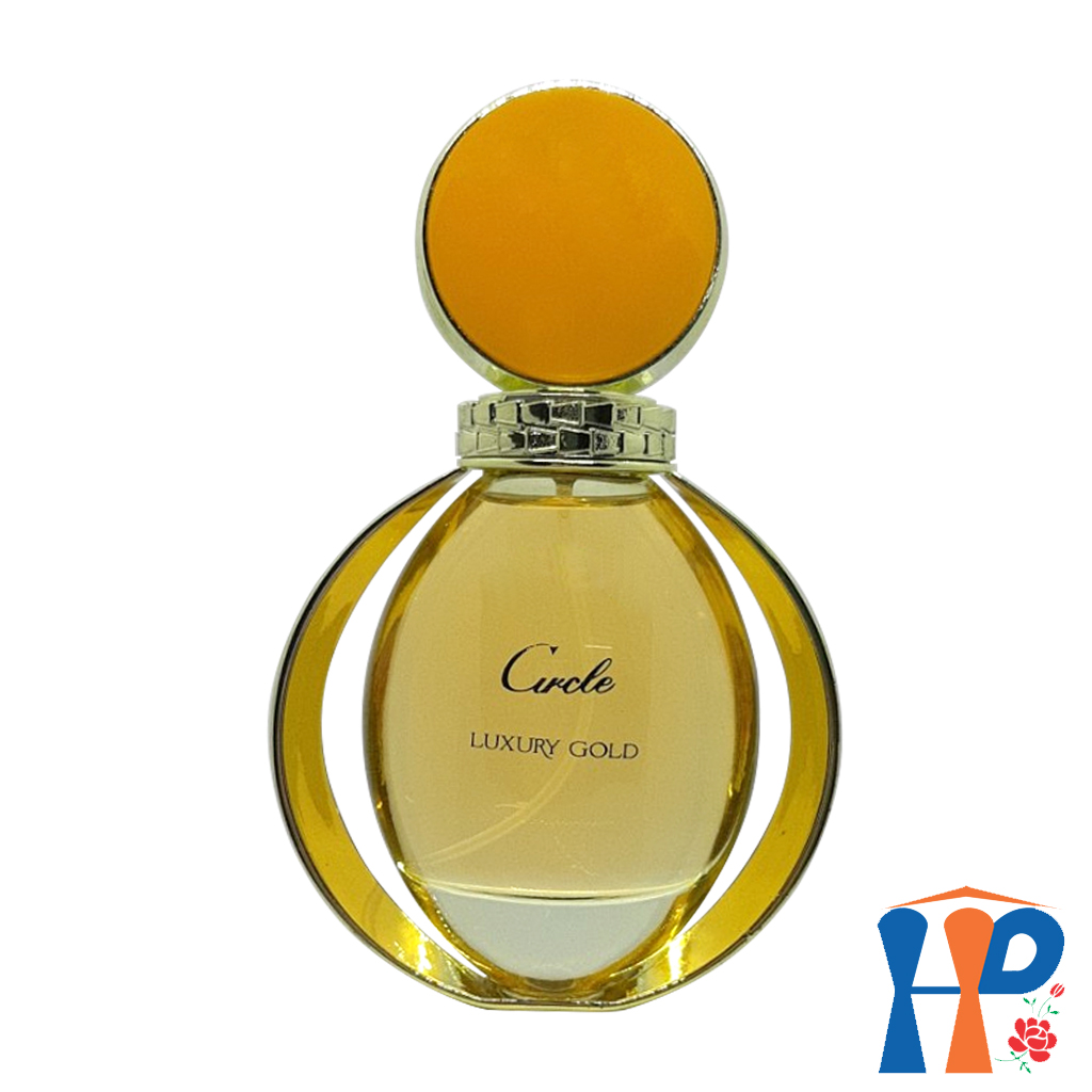 Nước hoa nữ Circle Gold Eau De Parfum 90ml (Luxury hương hoa & Rose hương gỗ, lưu hương 5 - 10 giờ)