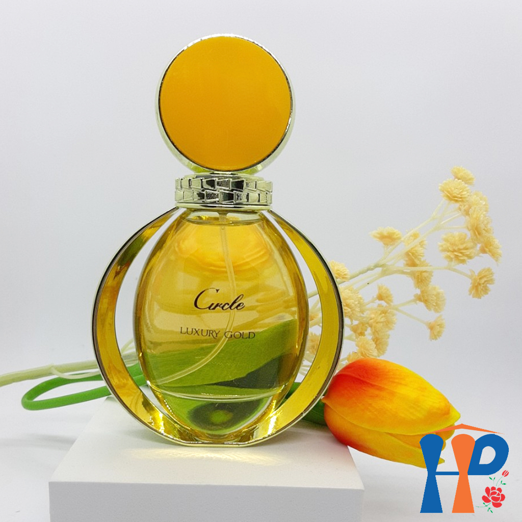 Nước hoa nữ Circle Gold Eau De Perfume 90ml (Luxury hương hoa & Rose hương gỗ, lưu hương 5 - 10 giờ)