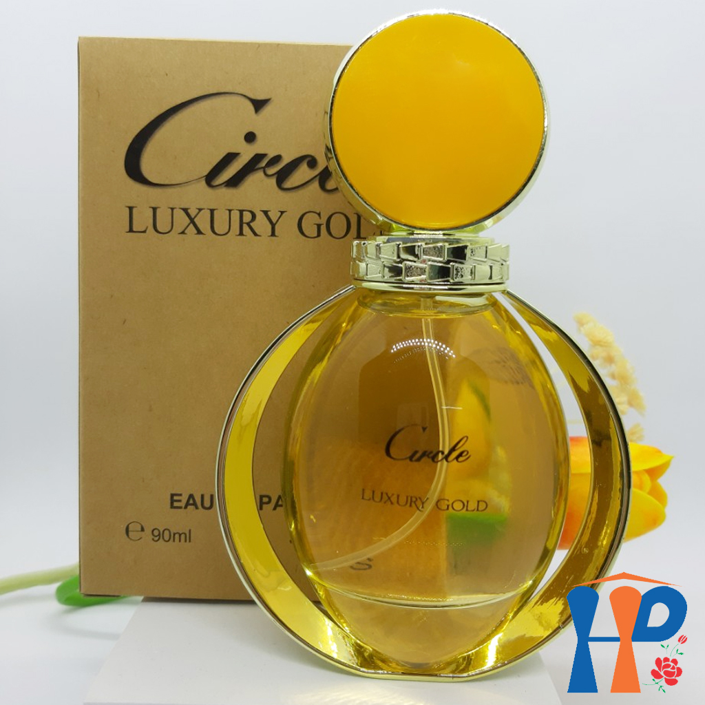 Nước hoa nữ Circle Gold Eau De Perfume 90ml (Luxury hương hoa & Rose hương gỗ, lưu hương 5 - 10 giờ)