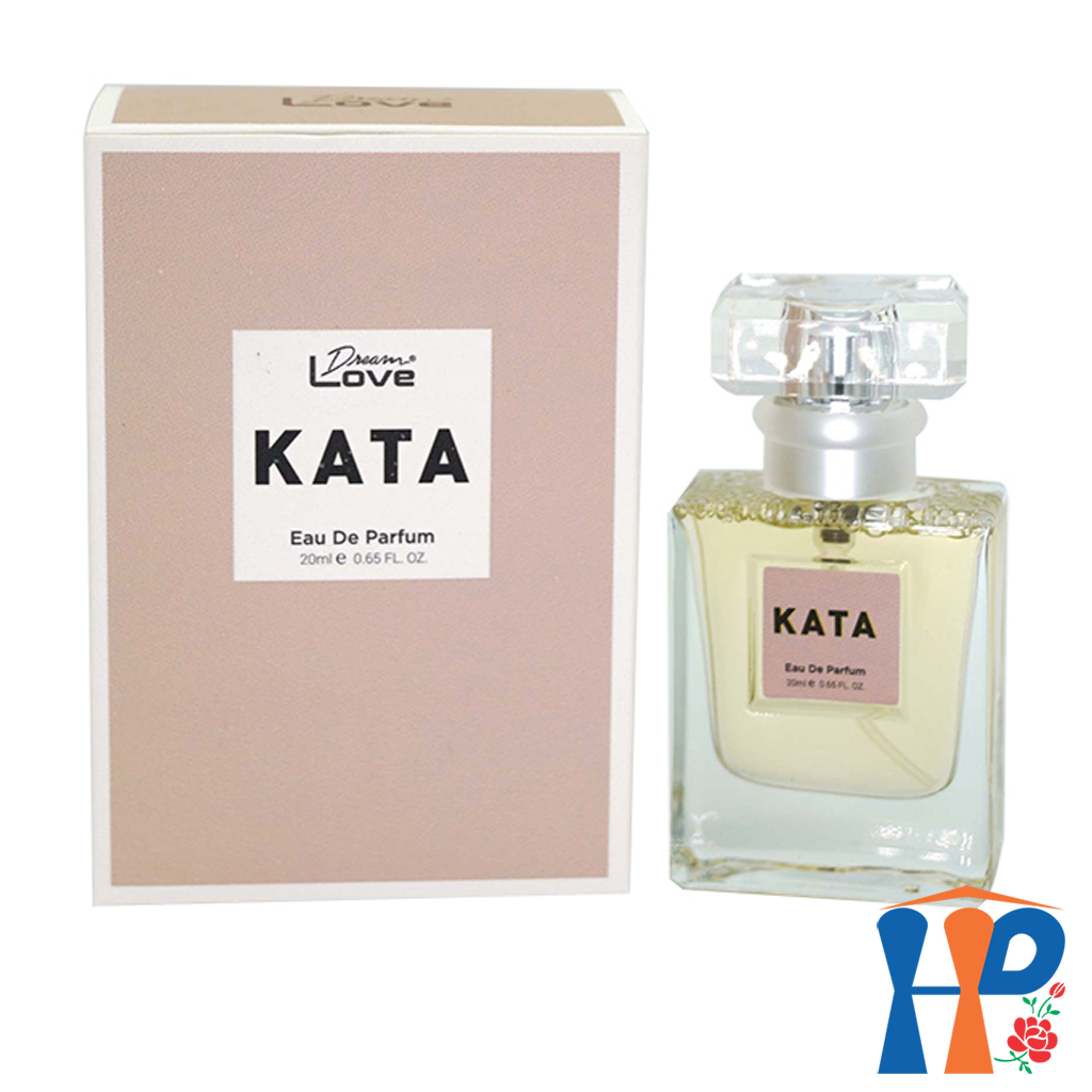 Nước hoa nữ Dream Love Kata Eau De Parfum (vani hòa quyện gỗ, xạ hương, lưu hương 7 - 12 giờ)