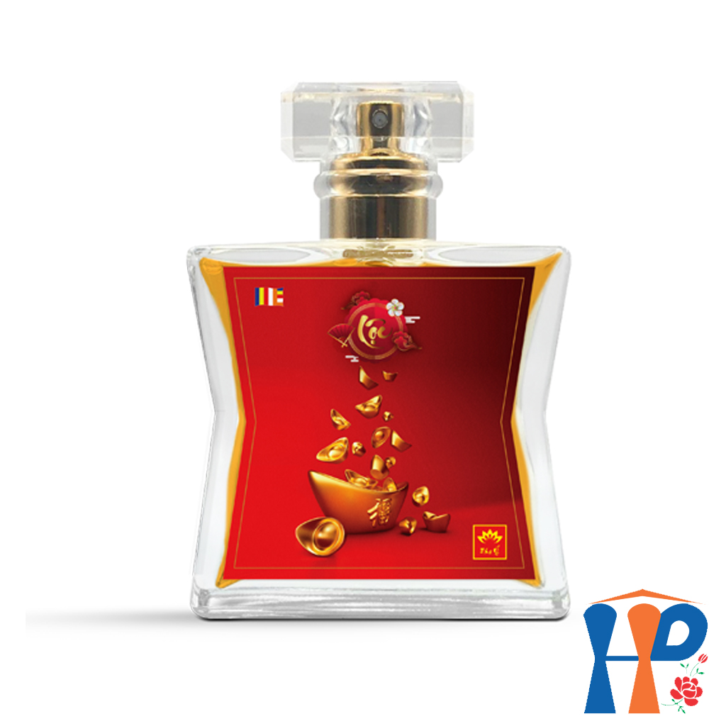 Nước hoa phong thủy tâm linh Lộc spiritual and feng shui Perfume 50ml (xịt thơm cơ thể, trang thờ, chiêu tài hút lộc, niên vận may mắn)