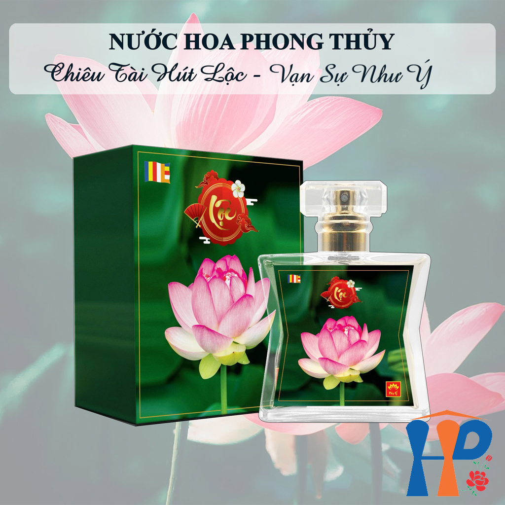 Nước hoa phong thủy tâm linh Lộc spiritual and feng shui Perfume 50ml (xịt thơm cơ thể, trang thờ, chiêu tài hút lộc, niên vận may mắn)