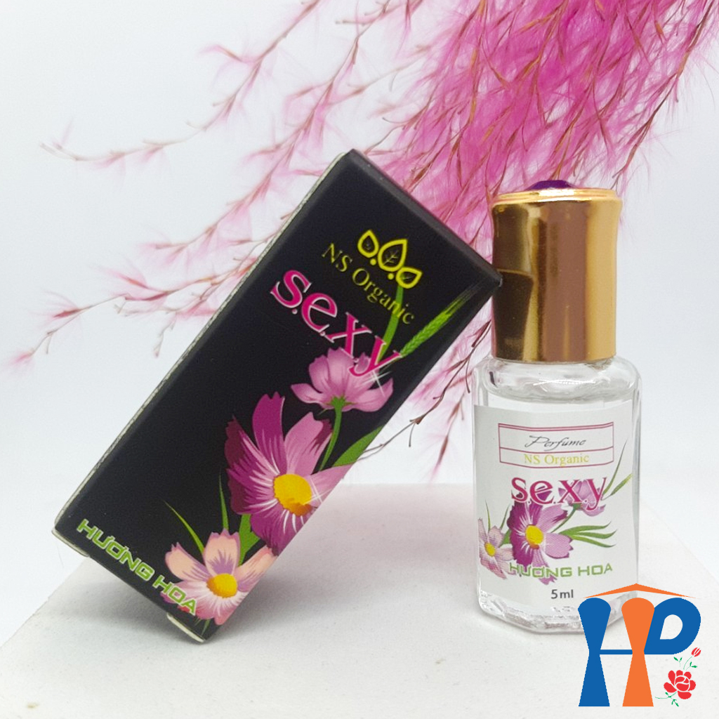 Nước hoa Nữ NS Organic Sexy Perfume 5ml (dạng lăn, hương hoa cỏ, lưu hương 6 - 10 giờ)