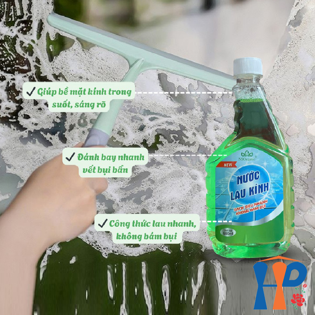 Nước lau kính NS Organic Glass Cleaner 500ml