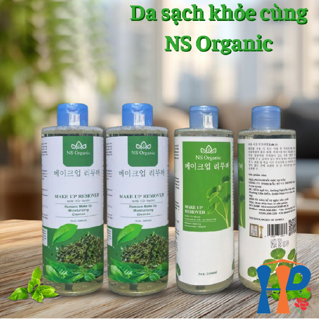 Nước tẩy trang NS Organic Make Up Remover 500ml