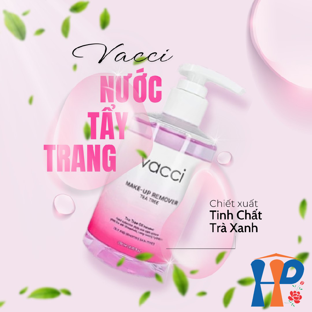 Nước tẩy trang tinh chất tràm trà Vacci Make Up Remove Tea Tree 250ml