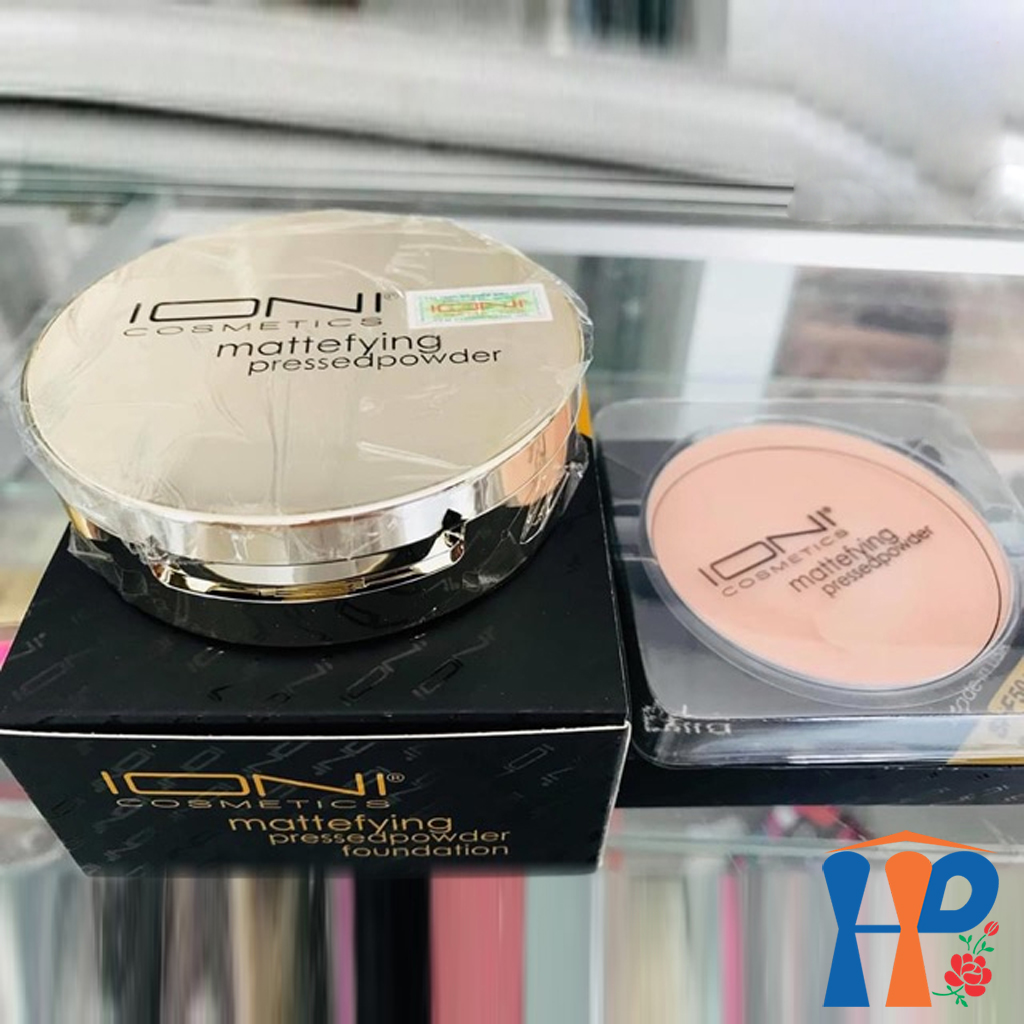 Phấn nền IONI Mattefying Pressed Powder Foundation SPF50+/ PA+++ 30gr kèm refill (bảo vệ da, che khuyết điểm hoàn hảo)