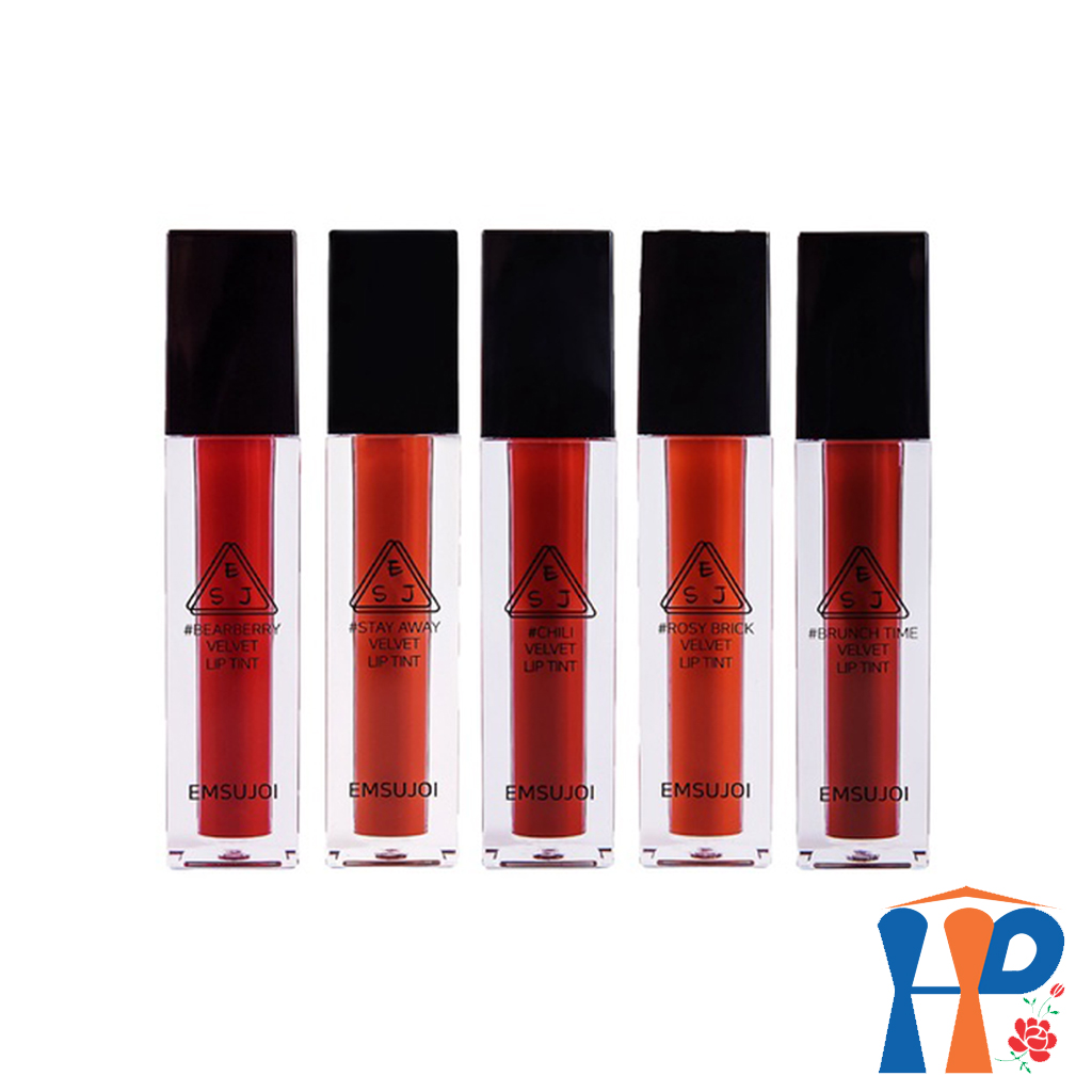 Son kem lì Emsujoi Velvet Liptint 5ml (Made in Korea, mềm môi, không lem trôi, siêu bám dính)