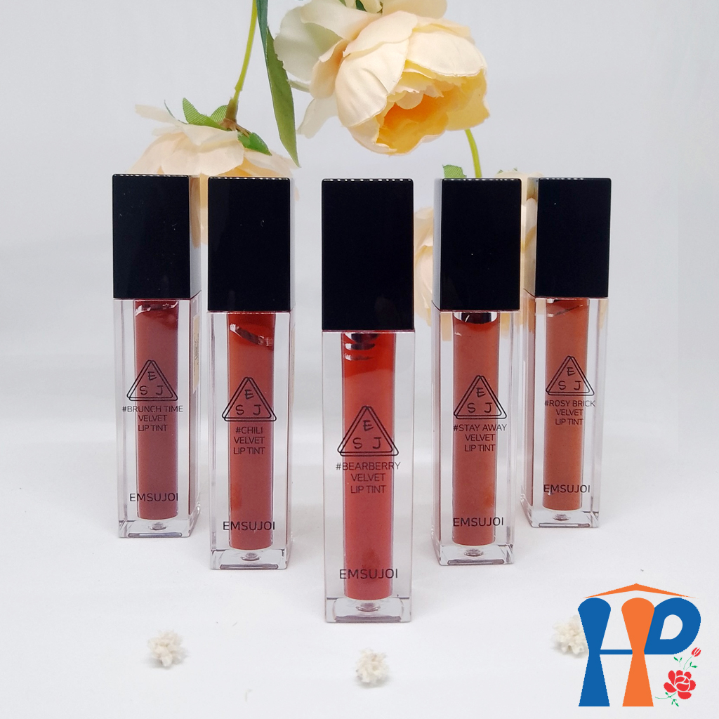 Son kem lì Emsujoi Velvet Liptint 5ml (Made in Korea, mềm môi, không lem trôi, siêu bám dính)