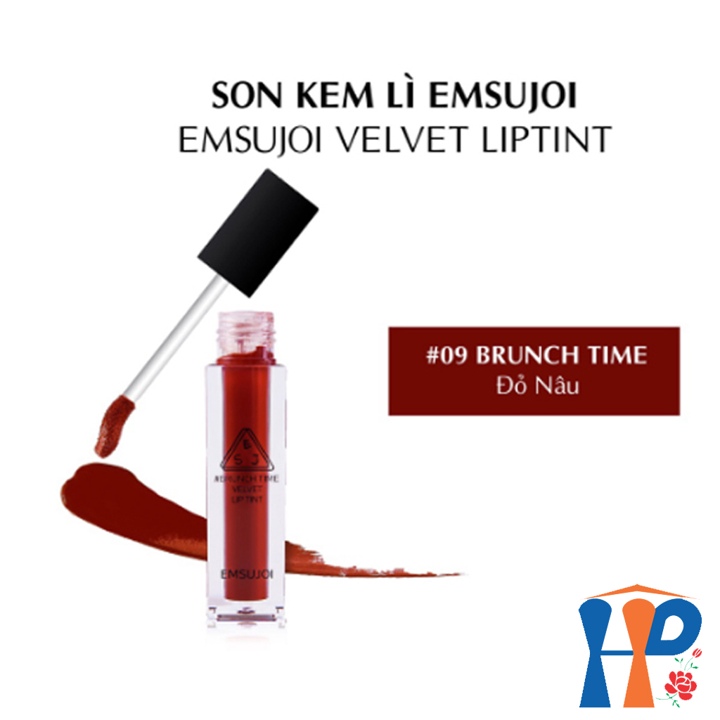 Son kem lì Emsujoi Velvet Liptint 5ml (Made in Korea, mềm môi, không lem trôi, siêu bám dính)