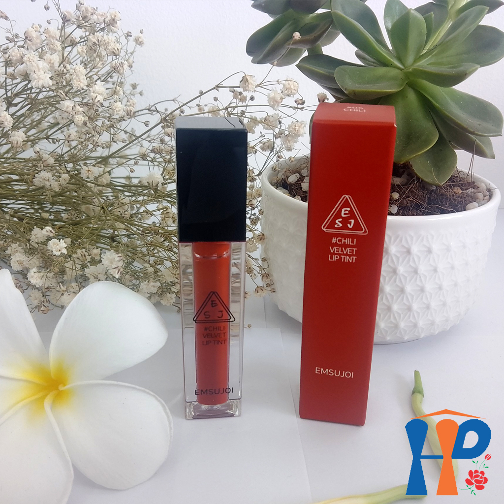 Son kem lì Emsujoi Velvet Liptint 5ml (Made in Korea, mềm môi, không lem trôi, siêu bám dính)