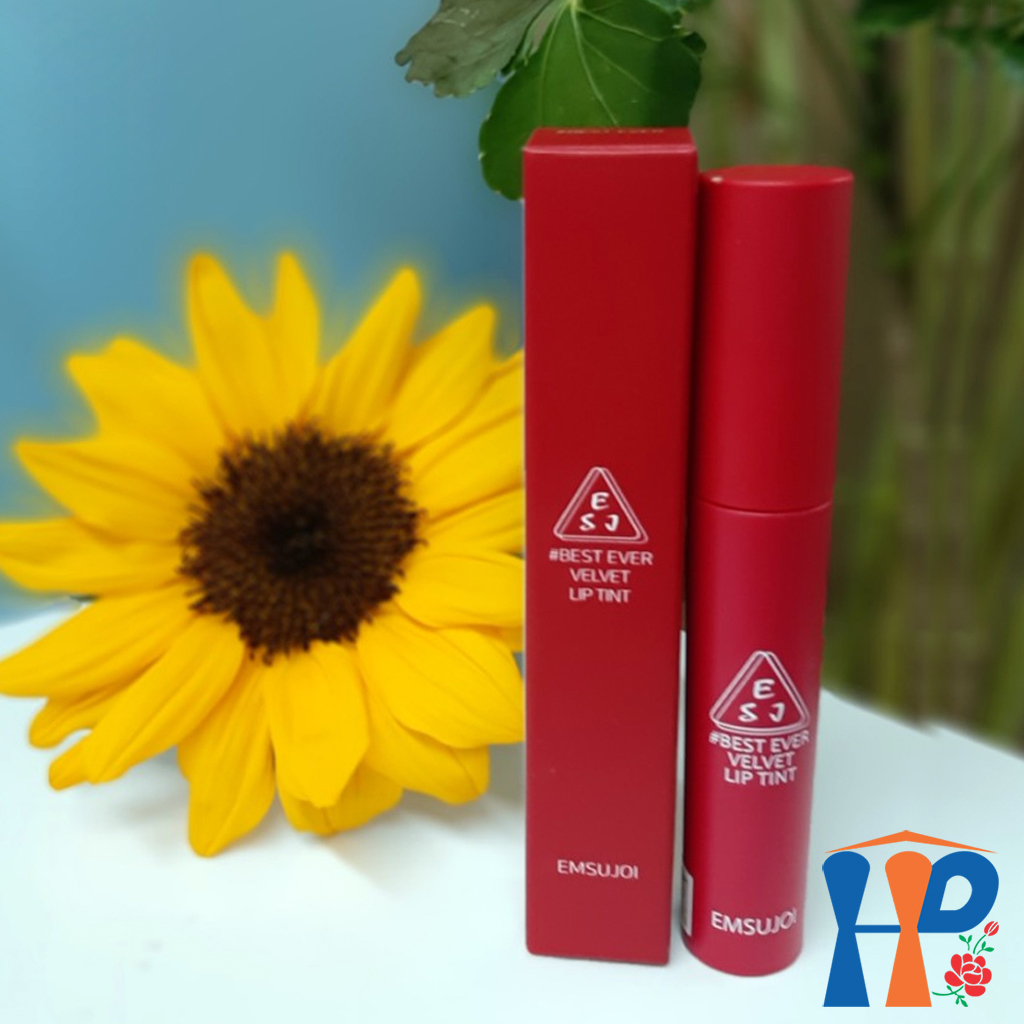 Son kem nhung Emsujoi Velvet Liptint 4ml (dưỡng mịn môi, bền màu với 3 tông thời trang)