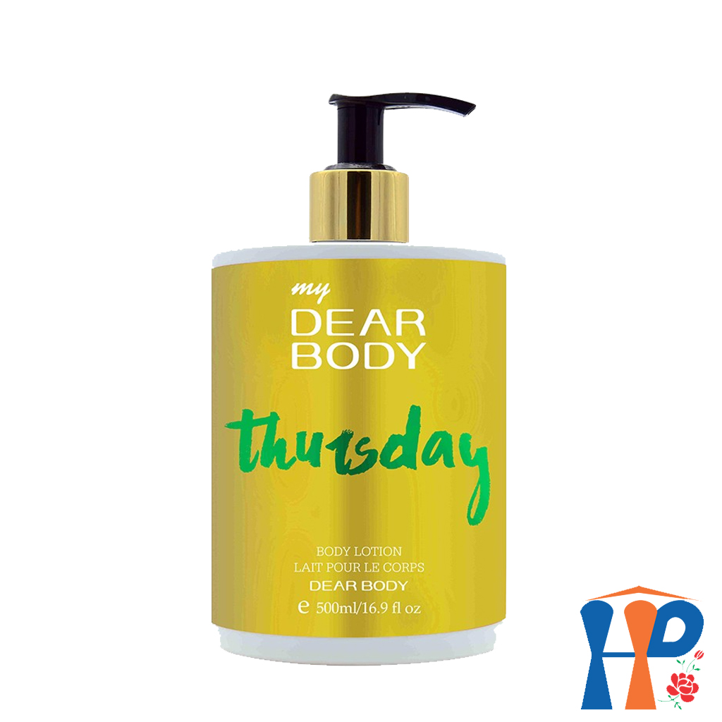 Sữa Dưỡng Thể Nước Hoa Nữ DEAR BODY Weeks Body Lotion 500ml (for woman)