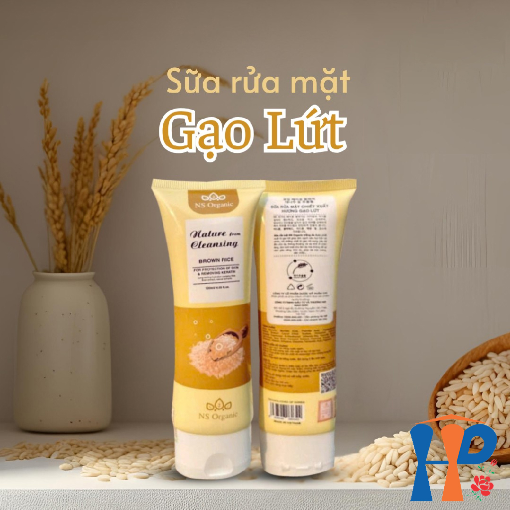 Sữa rửa mặt NS Organic Nature Foam Cleansing 150ml (Gạo Lức, Than Tre, Trà Xanh)