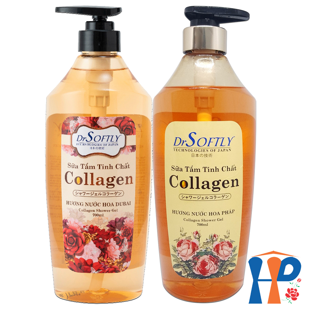 Sữa tắm nước hoa Drsoftly Collagen Perfume Shower Gel 700ml (lưu hương trên 2 giờ)