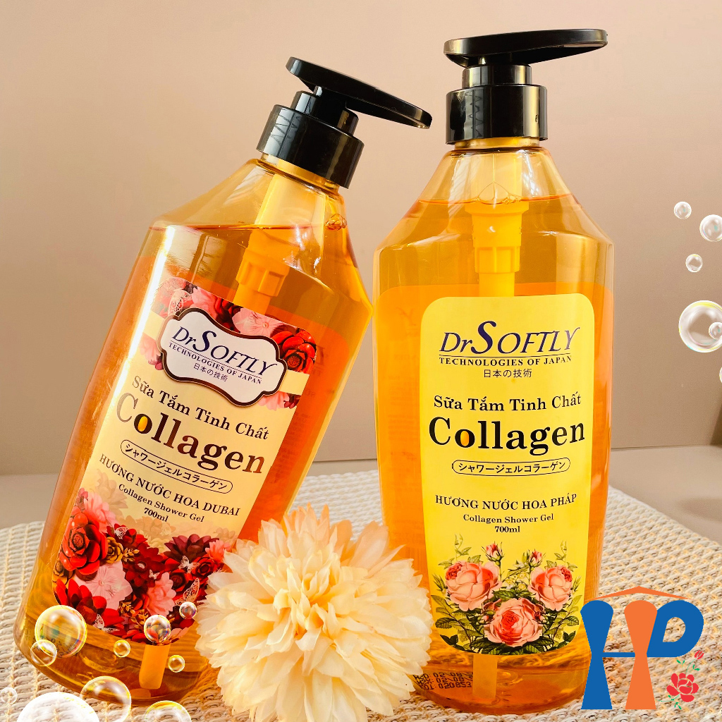 Sữa tắm tinh chất Collagen Drsoftly Perfume Shower Gel 700ml