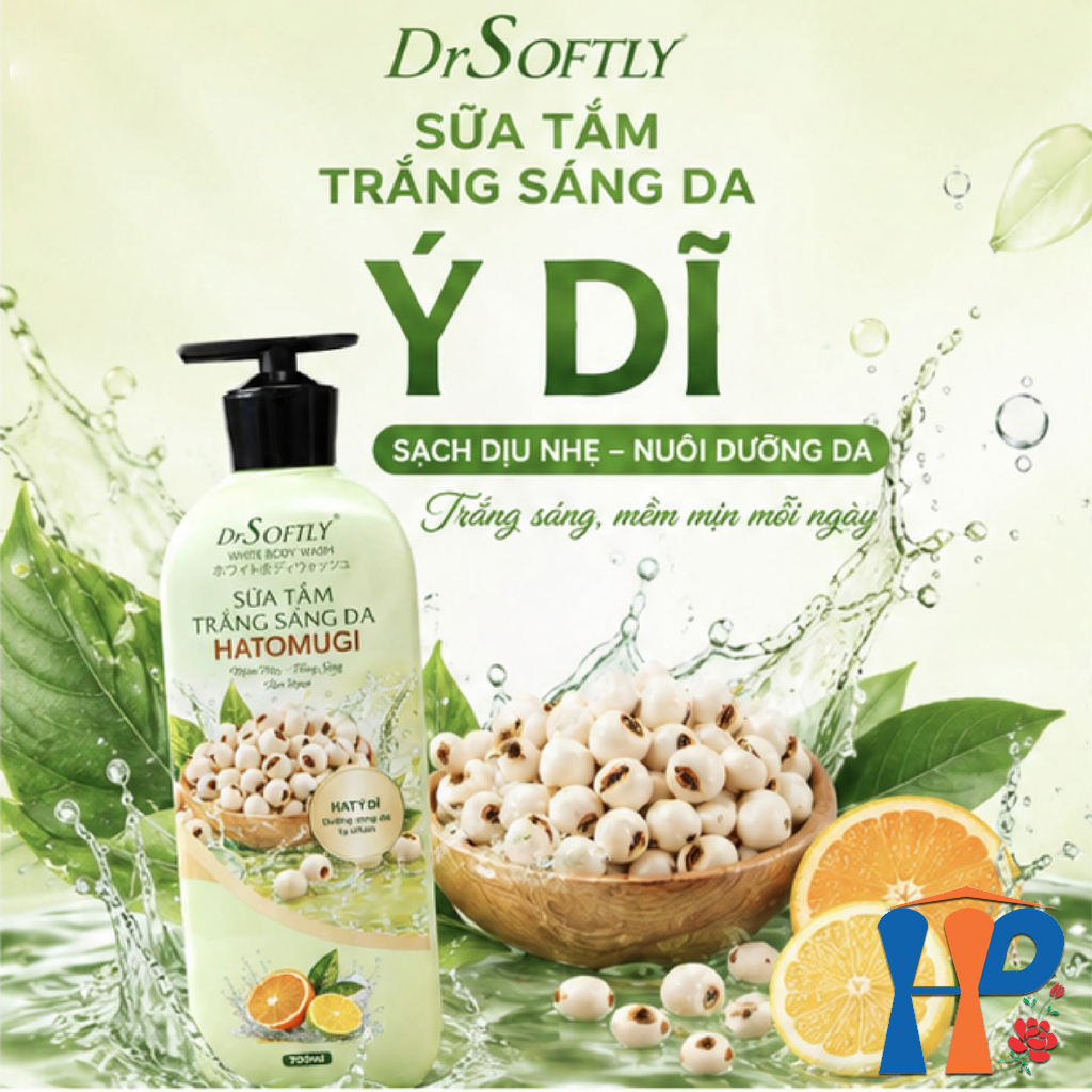 Sữa Tắm Trắng Da Drsoftly White Body Wash 700ml