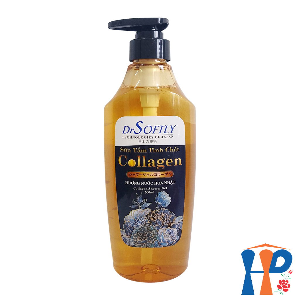 Sữa tắm tinh chất Collagen Drsoftly Perfume Shower Gel 500ml (lưu hương trên 2 giờ)