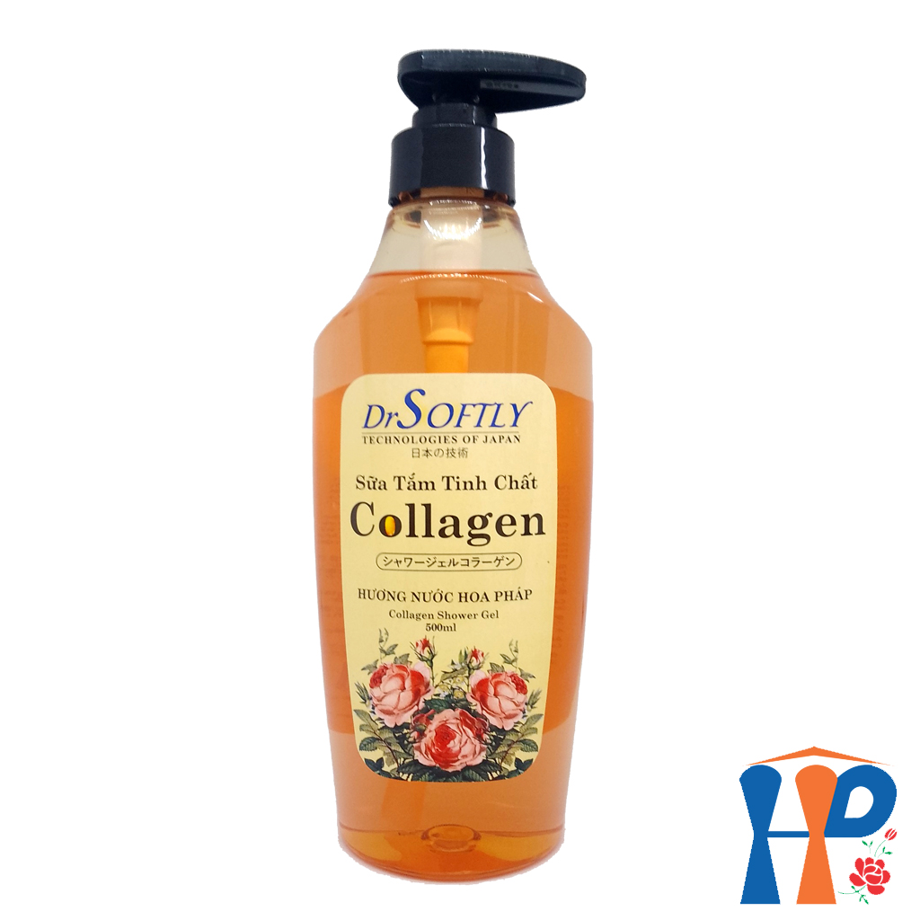 Sữa tắm tinh chất Collagen Drsoftly Perfume Shower Gel 500ml (lưu hương trên 2 giờ)