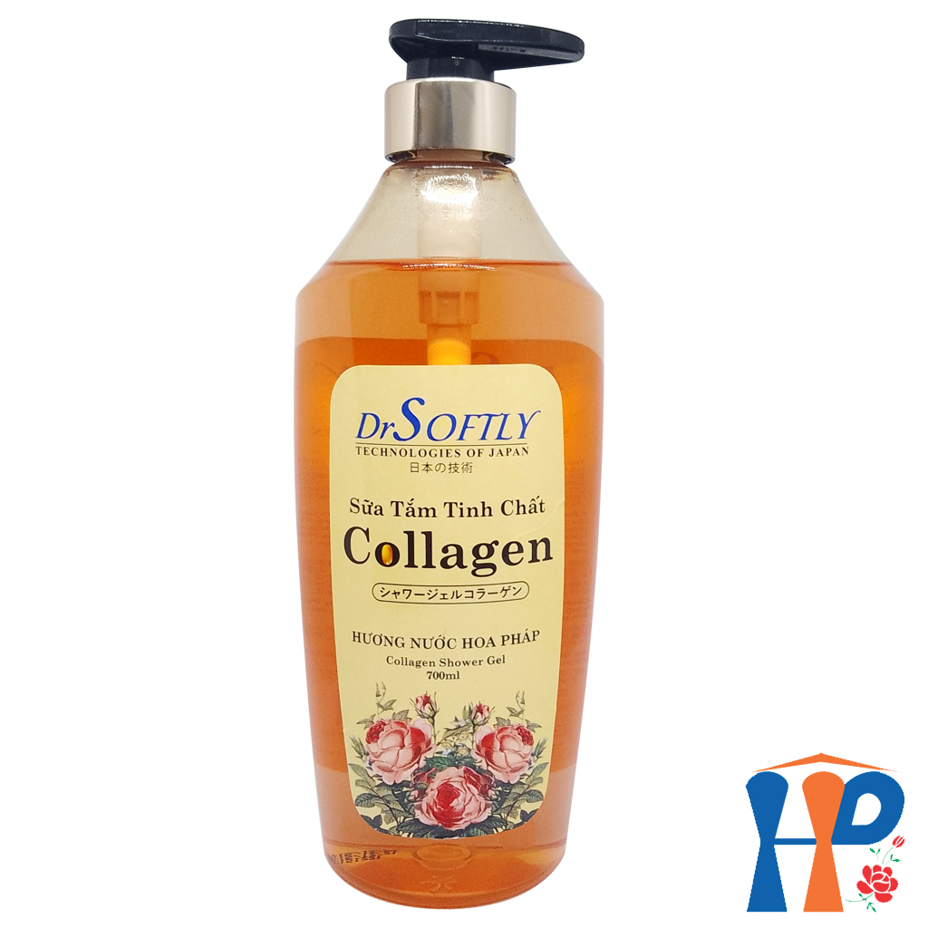 Sữa tắm tinh chất Collagen Drsoftly Perfume Shower Gel 700ml (lưu hương trên 2 giờ)