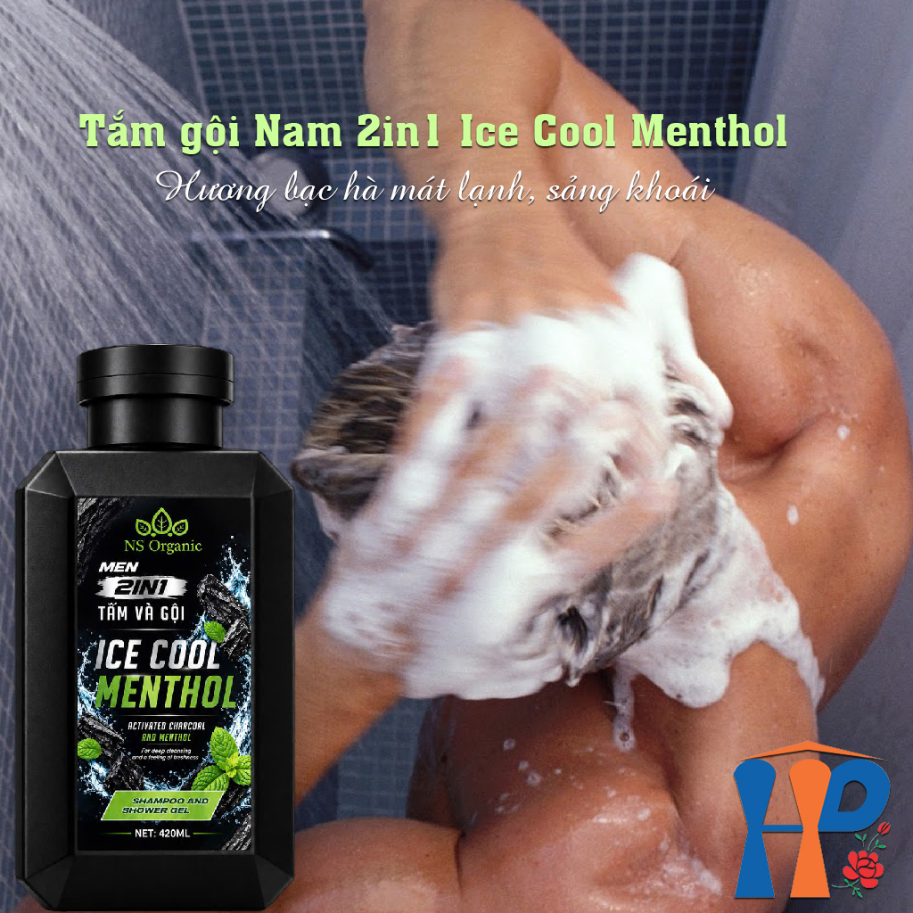 Tắm gội nam NS Organic Men 2 in 1 Shampoo & Shower Gel 420ml