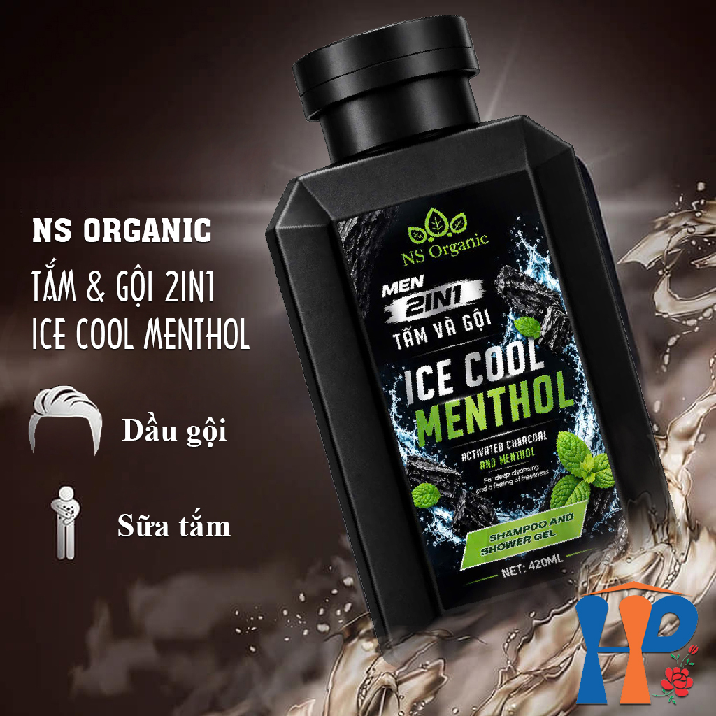 Tắm gội nam NS Organic Men 2 in 1 Shampoo & Shower Gel 420ml