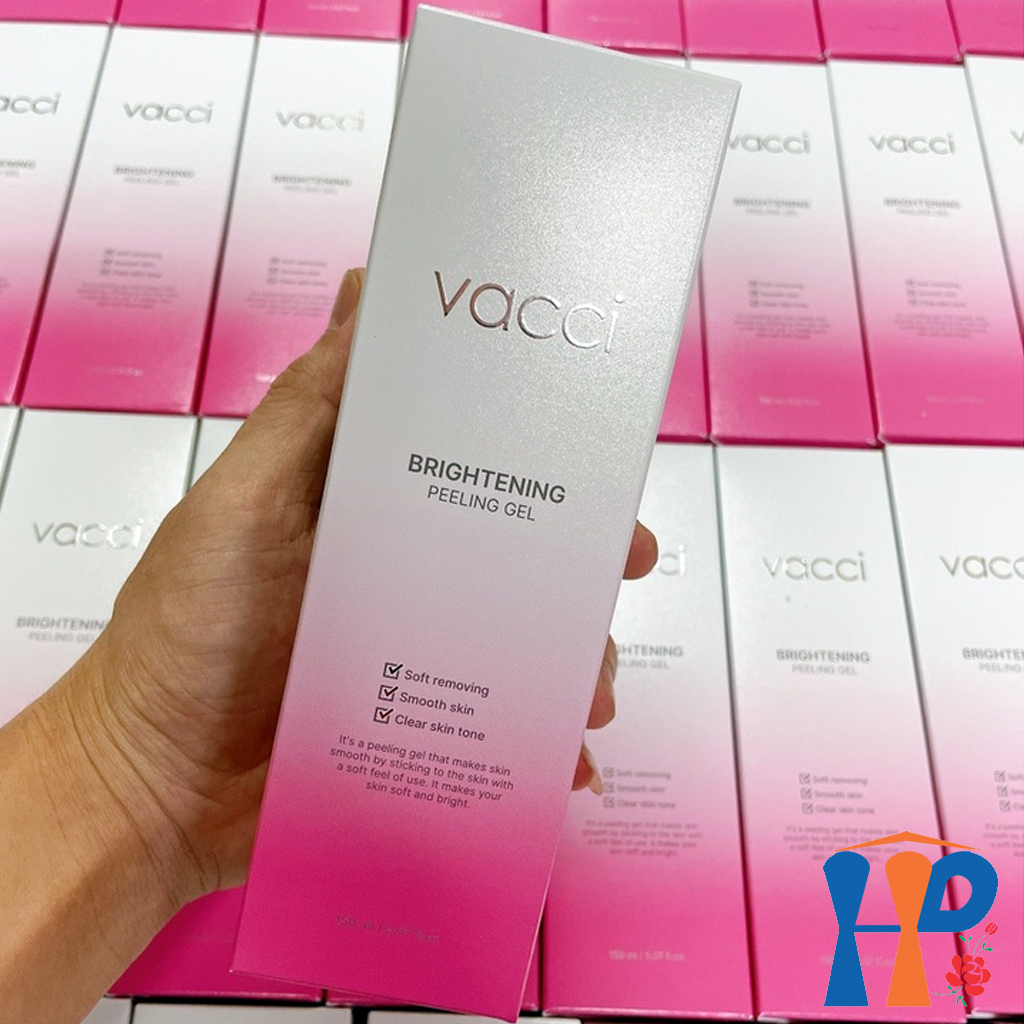 Tẩy tế bào chết Vacci Brightening Peeling Gel 150gr (làm sạch sâu, tái tạo và trẻ hóa da)