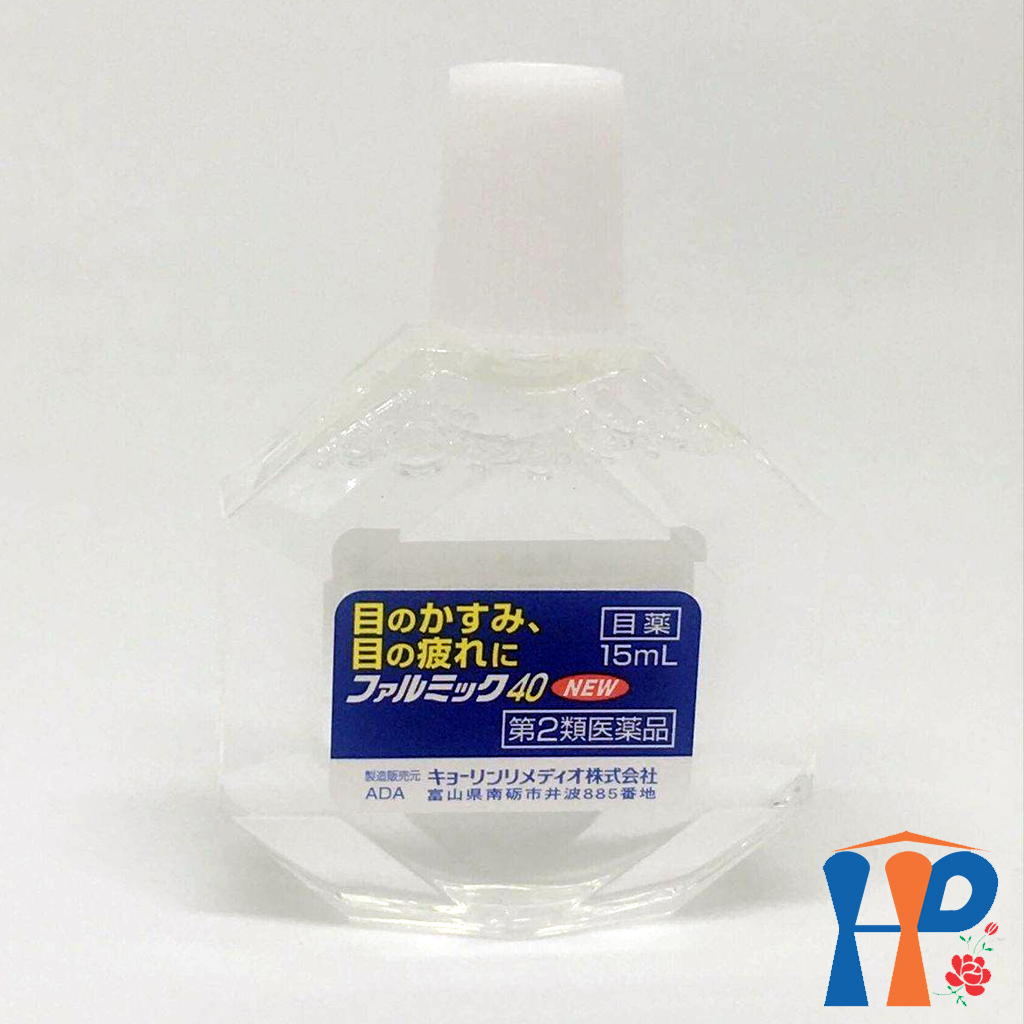 Nước nhỏ mắt Farumikku Nhật Bản Eye Drops Japan 15ml (giảm mỏi mắt, giúp sáng mắt, lọc ánh sáng xanh)