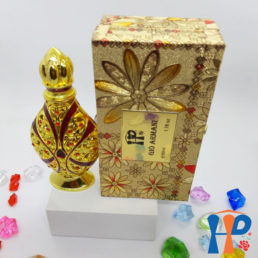 Tinh dầu nước hoa Nam HP Giò Armani Dubai Perfume 50ml (hương gỗ và gió biển, lưu hương trên 10 giờ)