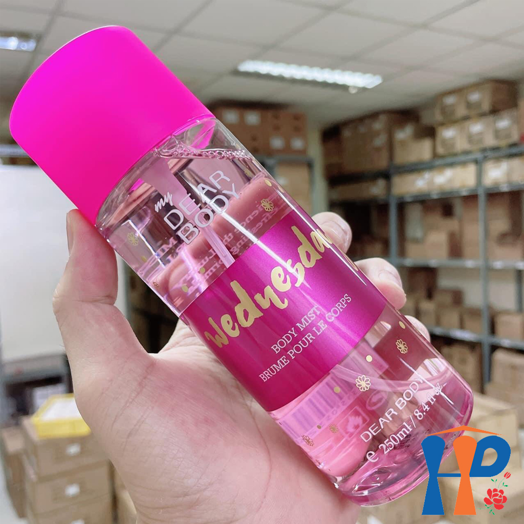 Xịt Thơm Toàn Thân Cả Tuần Dear Body Weeks Body Mist 250ml (for woman, lưu hương 3 - 5 giờ)