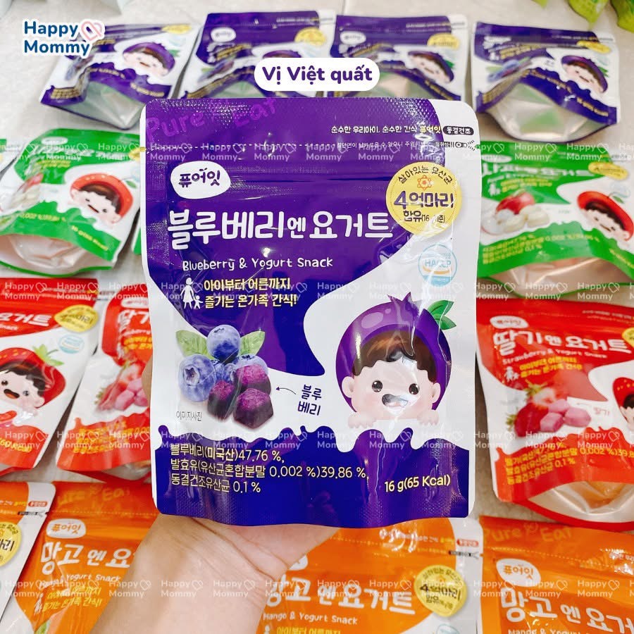 Sữa Chua Khô Naebro Pure-eat Nội địa Hàn Bổ Sung Lợi Khuẩn 7m+